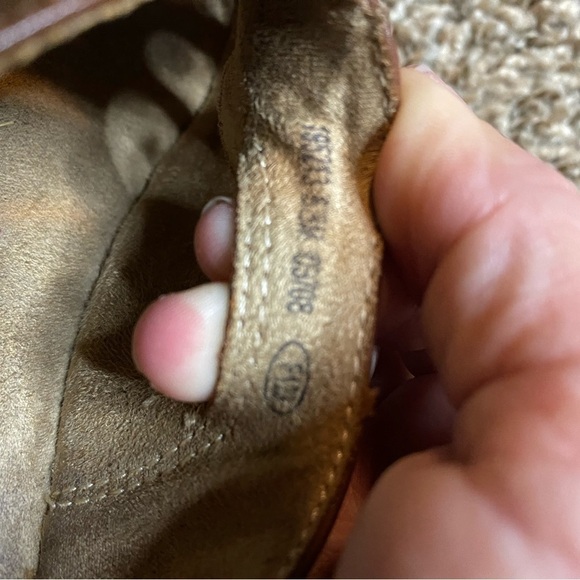 Duck Head Brown Leather Clog Wedge Sandals Sz 6 1/2 - Picture 5 of 9